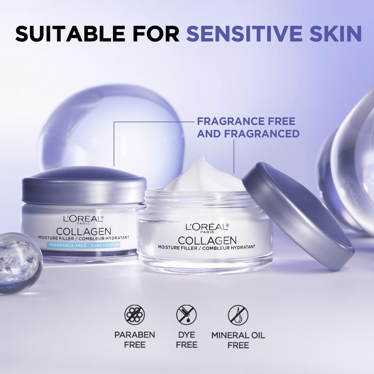 L'Oreal Paris Collagen Daily Face Moisturizer with packaging