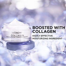 L'Oreal Paris Collagen Moisture Filler Face Cream application on skin