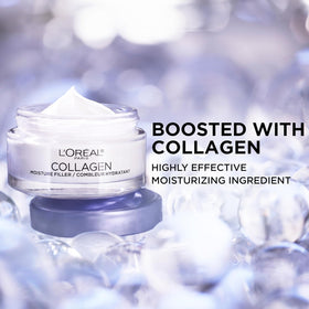 L'Oreal Paris Collagen Moisture Filler Face Cream with ingredients list