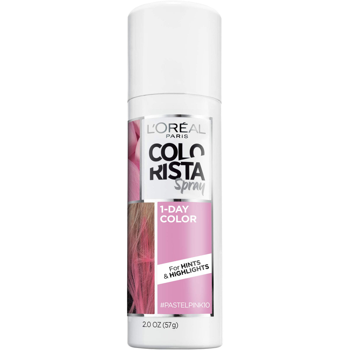 L'Oreal Paris Colorista 1-Day Spray Pastelpink front view