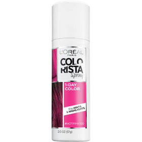 L'Oreal Paris Colorista 1-Day Washable Hair Color Spray in Hot Pink front view