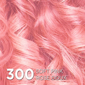 L'Oreal Paris Colorista Soft Pink hair dye application on light blonde hair