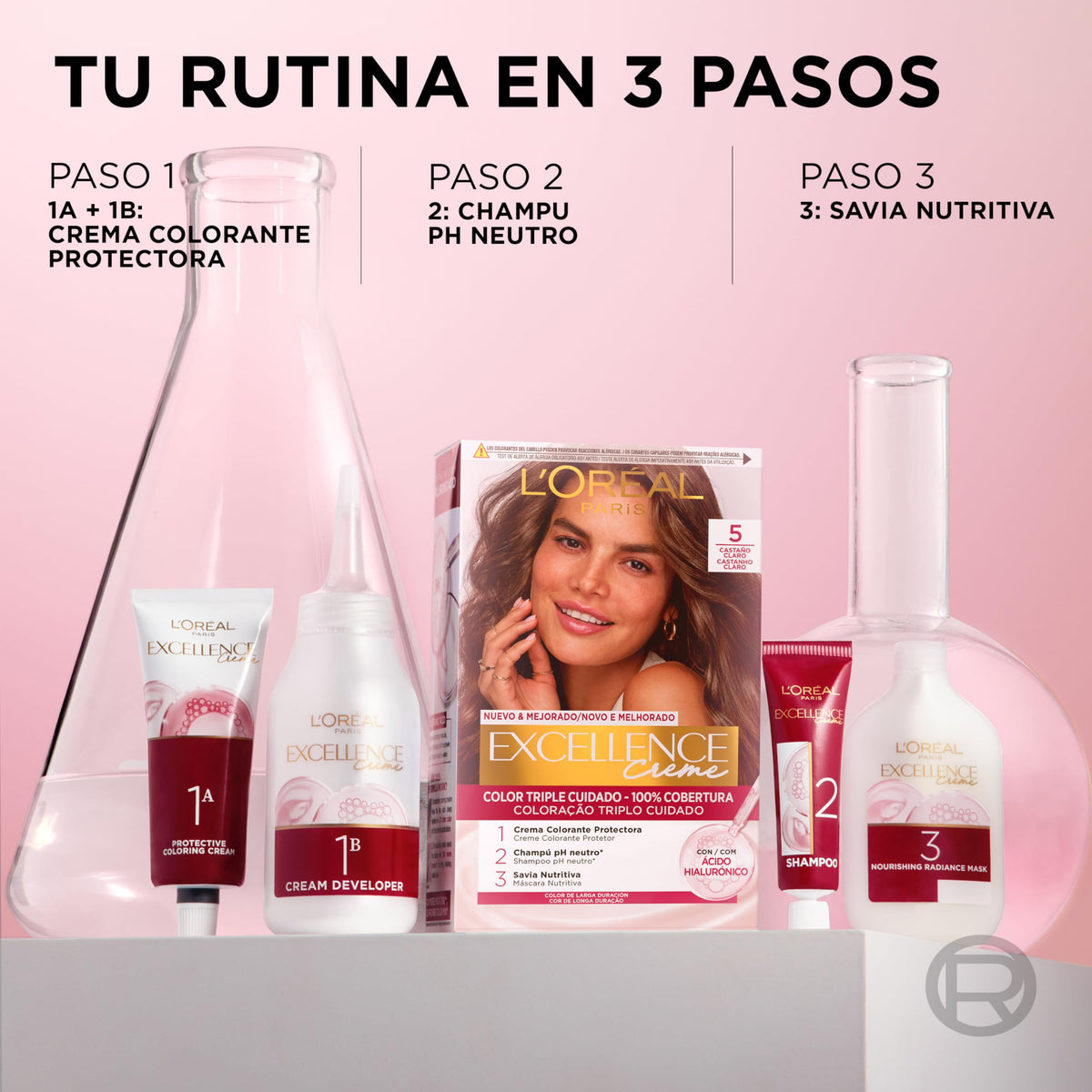 L'Oreal Paris Colour Accessories 249g with hair colour samples
