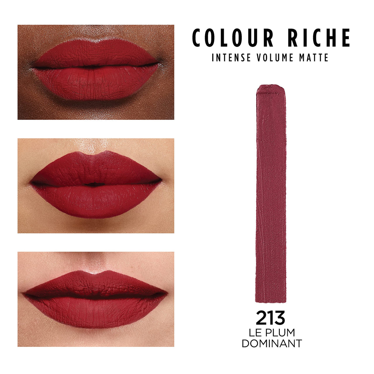 L'Oreal Paris Colour Riche Matte Lipstick Le Plum Dominant side view