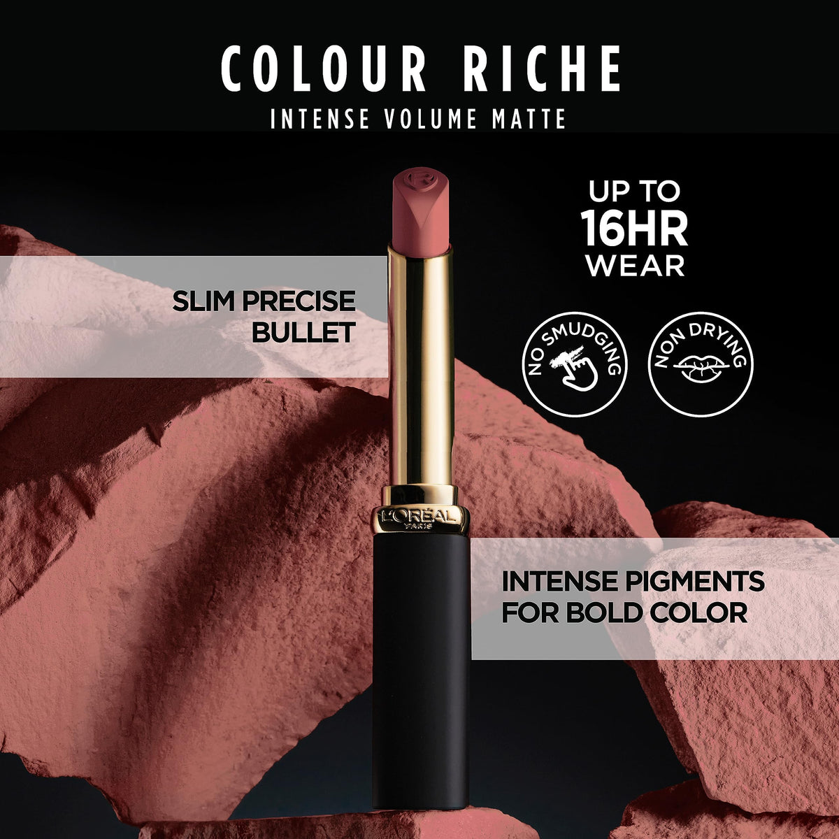 L'Oreal Paris Colour Riche Matte Lipstick packaging
