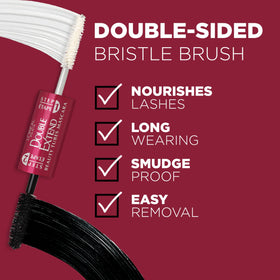 L'Oreal Paris Double Extend Tubing Mascara close-up of product texture