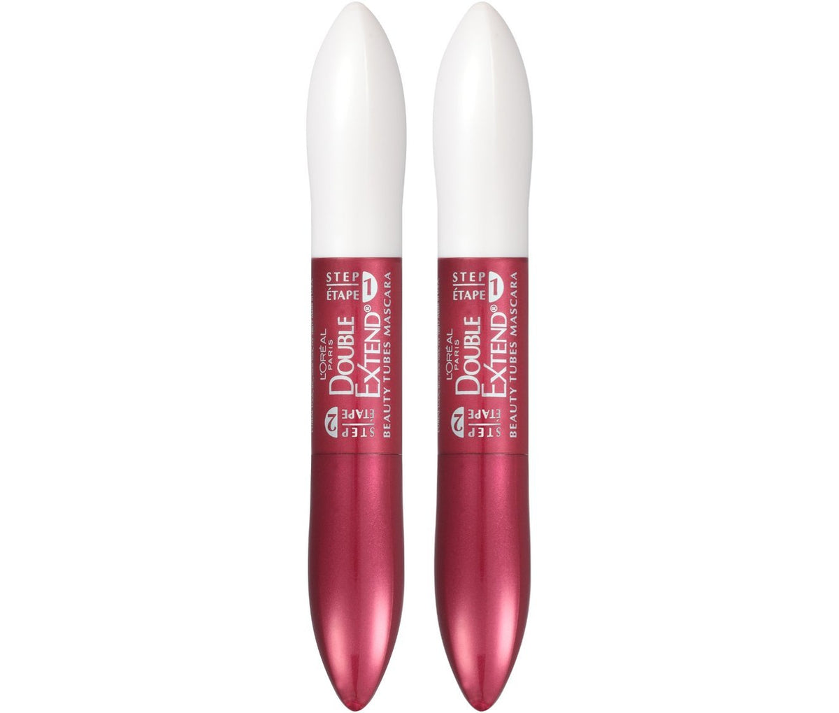 L'Oreal Paris Double Extend Tubing Mascara double-sided bristle brush close-up