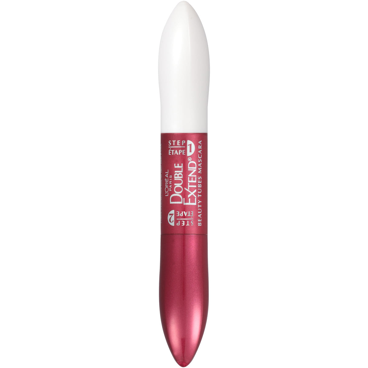 L'Oreal Paris Double Extend Tubing Mascara on a vanity table