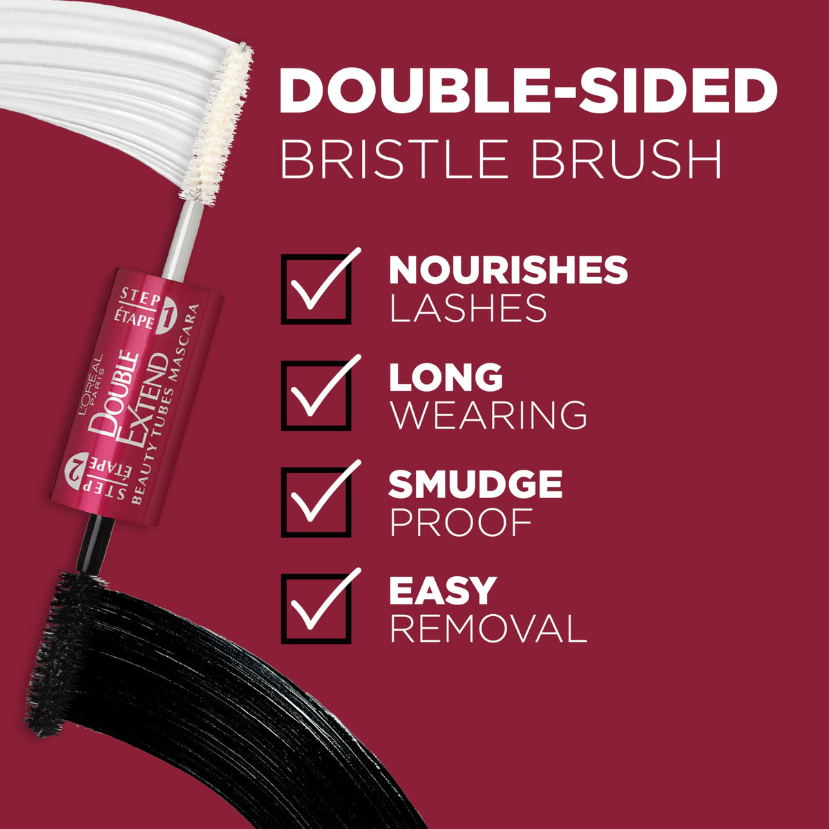 L'Oreal Paris Double Extend Tubing Mascara side view