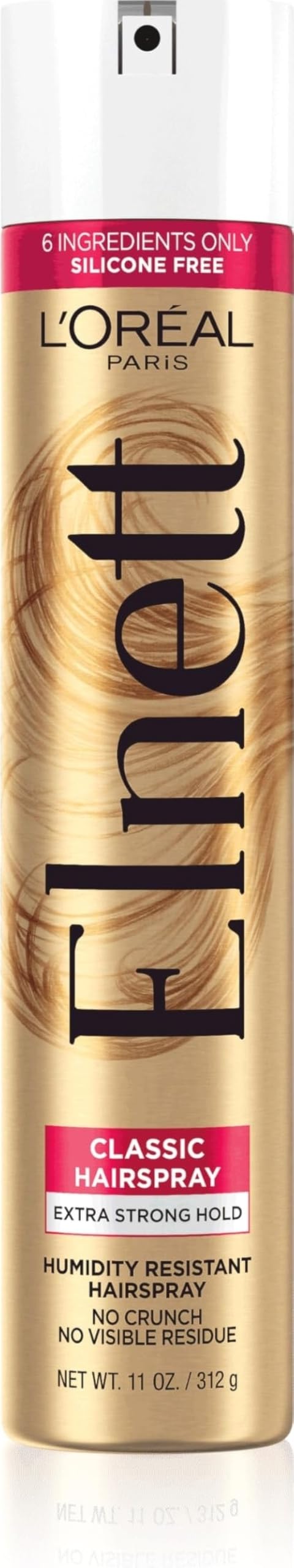 L'Oreal Paris Elnett Classic Hairspray 11 oz front view