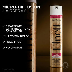 L'Oreal Paris Elnett Classic Hairspray 11 oz side view