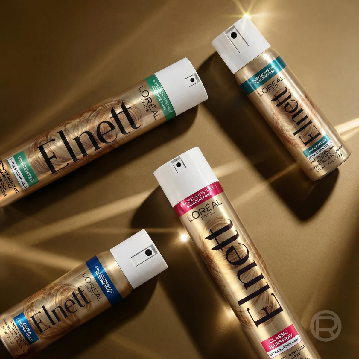 L'Oreal Paris Elnett Hairspray texture close-up