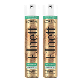L'Oreal Paris Elnett Unscented Hairspray 2 Pack front view