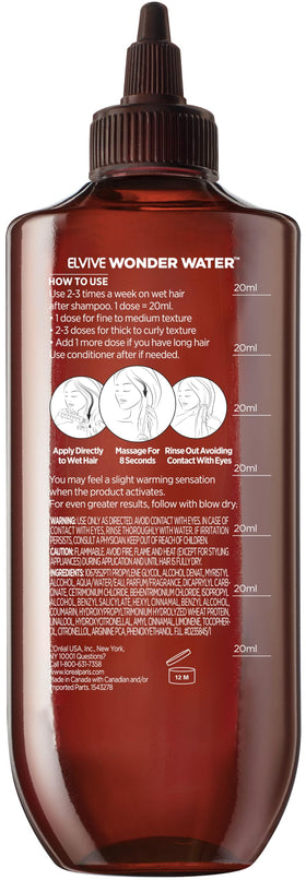 L'Oreal Paris Elvive 8 Second Wonder Water in a bathroom setting