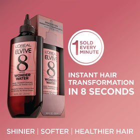 L'Oreal Paris Elvive 8 Second Wonder Water packaging side view