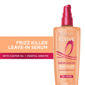 L'Oreal Paris Elvive Dream Lengths Frizz Killer Leave-In Serum 3.4 oz back view