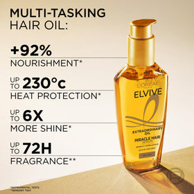 L'Oreal Paris Elvive Extraordinary Oil Hair Serum 100ml side view