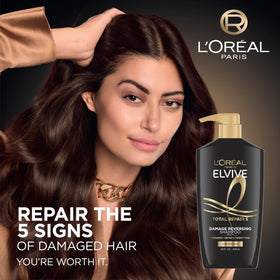 L'Oreal Paris Elvive Total Repair 5 Shampoo 28 Fl Oz side view