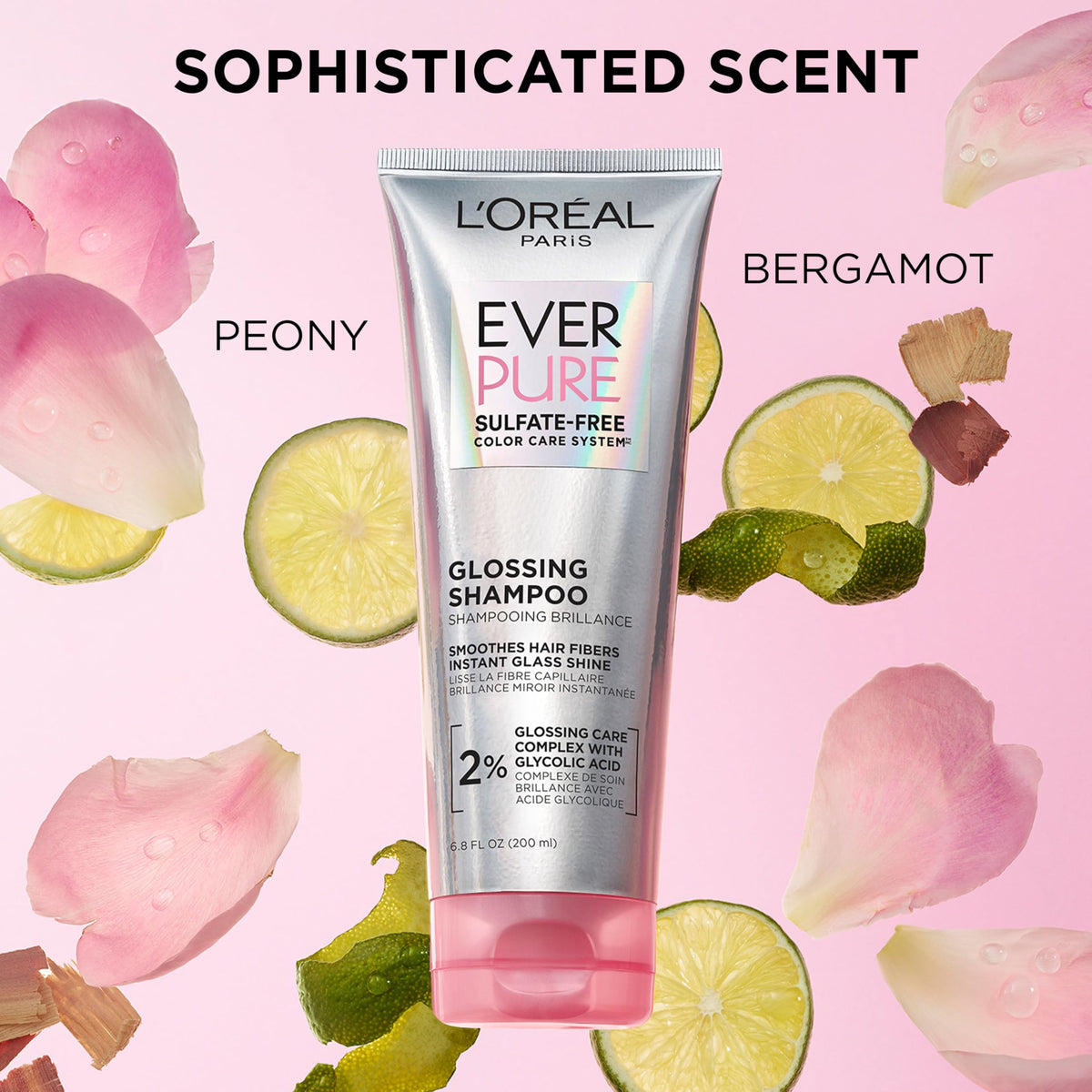 L'Oreal Paris EverPure Glossing Shampoo texture on hand