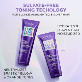 L'Oreal Paris EverPure Purple Shampoo texture close-up
