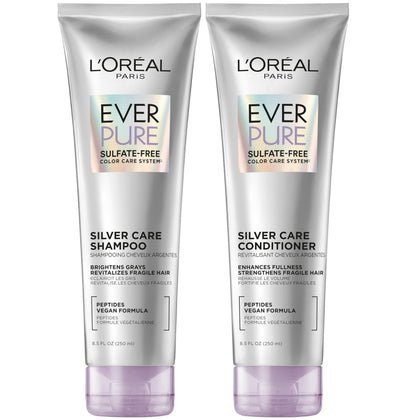 L'Oreal Paris EverPure Silver Care Shampoo front view