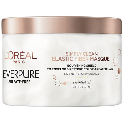 L'Oreal Paris EverPure Simply Clean Elastic Fiber Masque front view