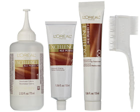 L'Oreal Paris Excellence Age Perfect Hair Color 6B before and after results