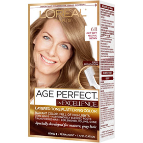 L'Oreal Paris Excellence Age Perfect Hair Color 6B packaging front view