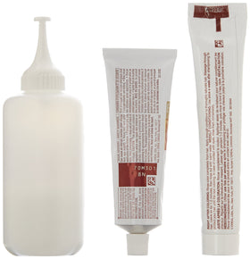 L'Oreal Paris Excellence Age Perfect Hair Color 8N Medium Natural Blonde application process