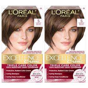 L'Oreal Paris Excellence Crème Hair Dye 5 Medium Brown kit front view