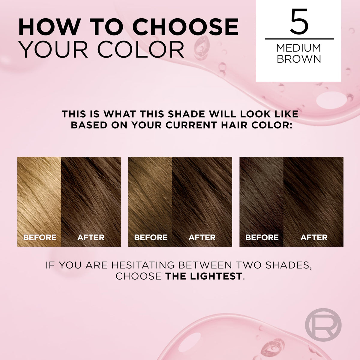 L'Oreal Paris Excellence Crème Hair Dye instruction insert