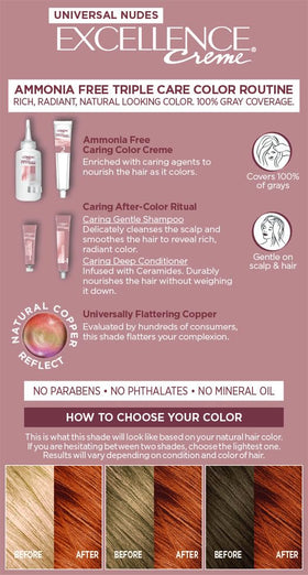 L'Oreal Paris Excellence Universal Nudes Hair Color ingredients list