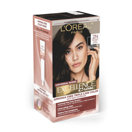 L'Oreal Paris Excellence Universal Nudes Hair Color kit front view
