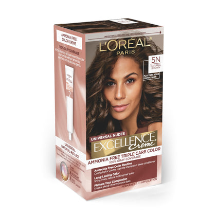 L'Oreal Paris Excellence Universal Nudes Hair Color kit front view