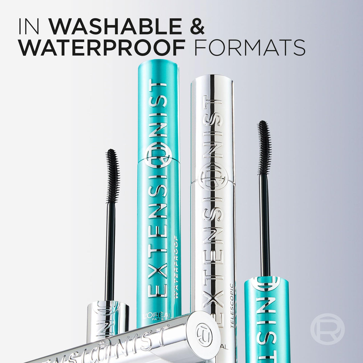 L'Oreal Paris Extensionist Waterproof Mascara with other beauty products