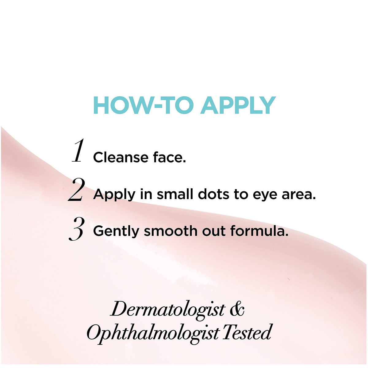 L'Oreal Paris Eye Defense Cream applying on skin