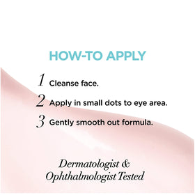 L'Oreal Paris Eye Defense Cream applying on skin