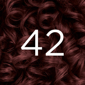 L'Oreal Paris Feria 42 Burgundy Blush hair dye kit side view