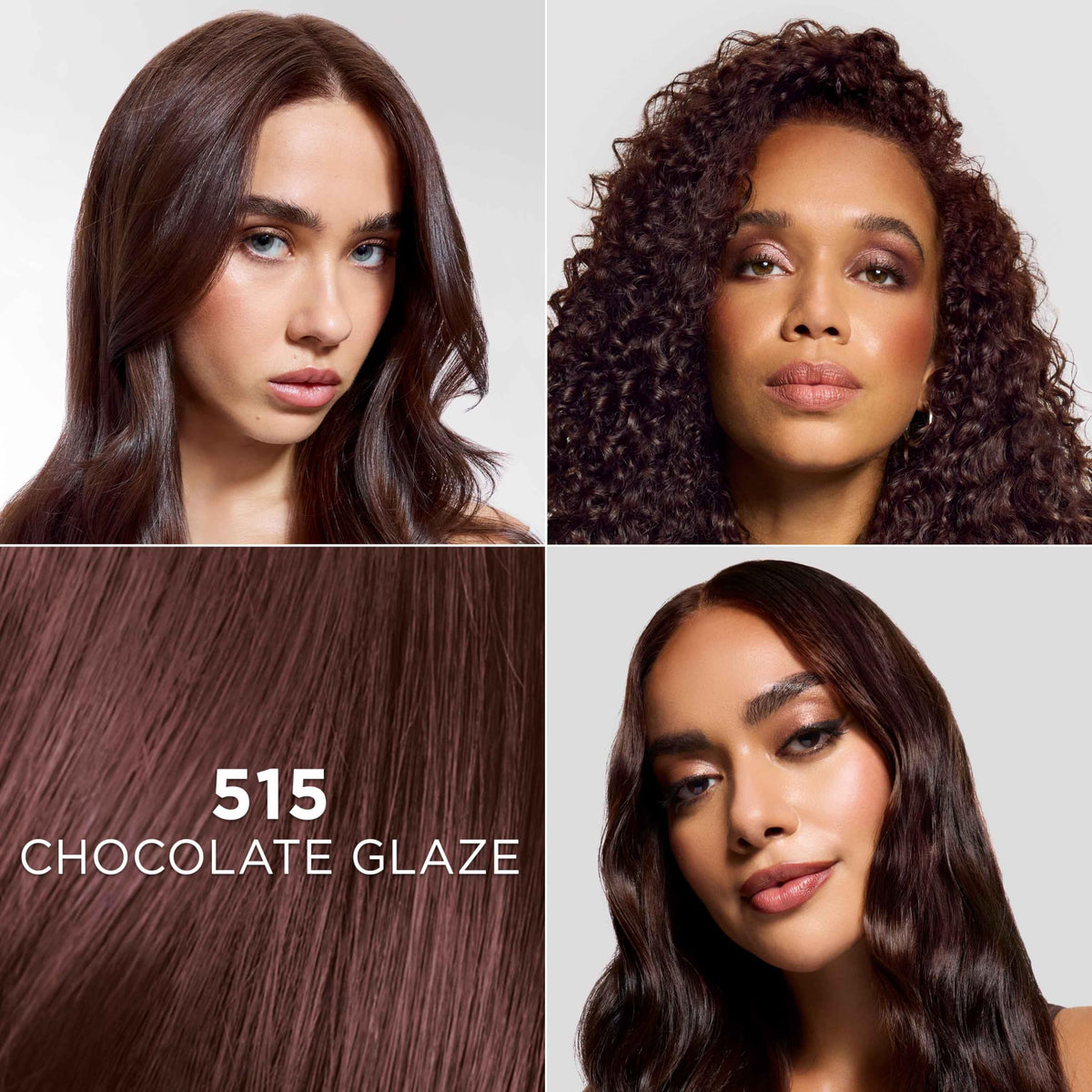 L'Oreal Paris Feria 515 Chocolate Glaze hair dye application instructions
