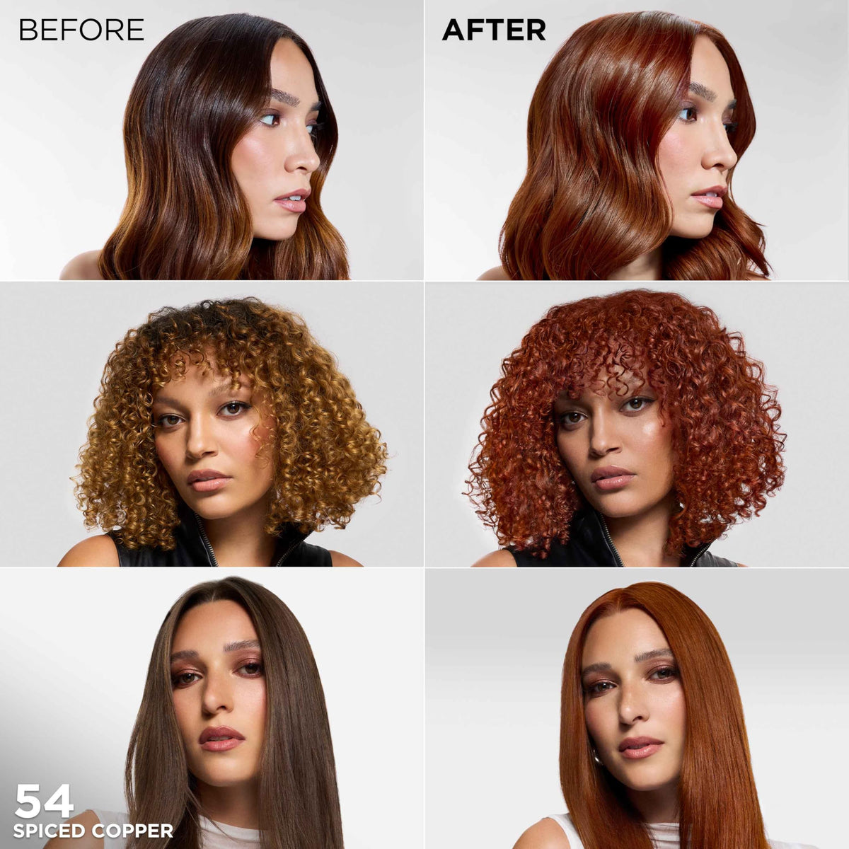 L'Oreal Paris Feria 54 Spiced Copper hair color with Bonding Care Complex Conditioner
