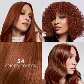 L'Oreal Paris Feria 54 Spiced Copper hair dye application instructions