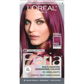 L'Oreal Paris Feria 622 Fuchsia-cha hair dye kit front view