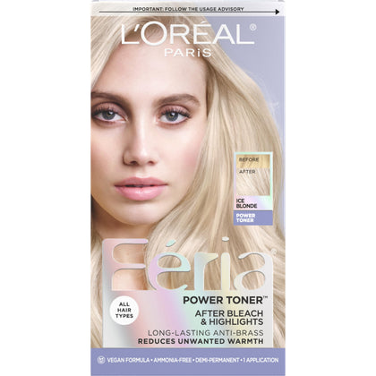 L'Oreal Paris Feria Anti Brass Hair Toner 159g front view
