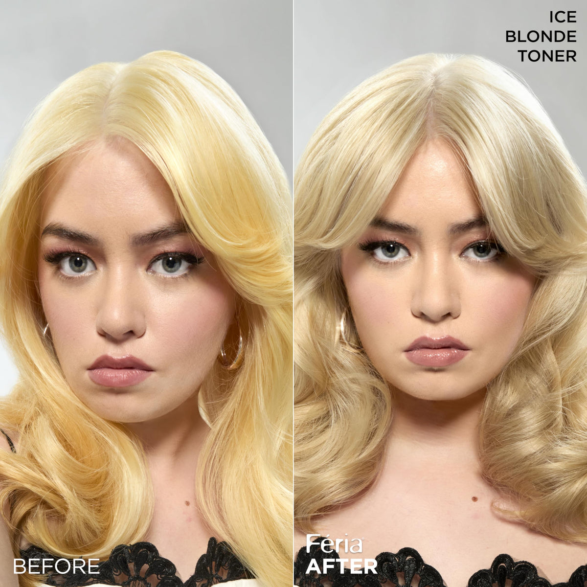 L'Oreal Paris Feria Anti Brass Hair Toner texture close-up