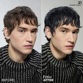 L'Oreal Paris Feria Bright Black Hair Color kit contents