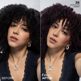 L'Oreal Paris Feria Chocolate Cherry hair color swatch