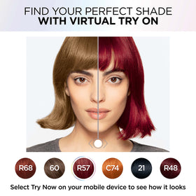 L'Oreal Paris Feria Hair Color 41 Crushed Garnet with Power Shimmer Conditioner