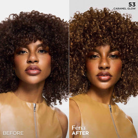 L'Oreal Paris Feria Hair Color 53 Caramel Glow mixed with shine serum