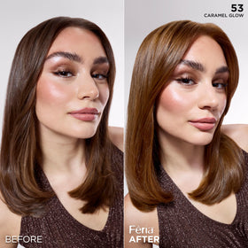 L'Oreal Paris Feria Hair Color 53 Caramel Glow with Bonding Care Complex Conditioner