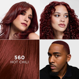 L'Oreal Paris Feria Hair Color 560 Hot Chili application instructions